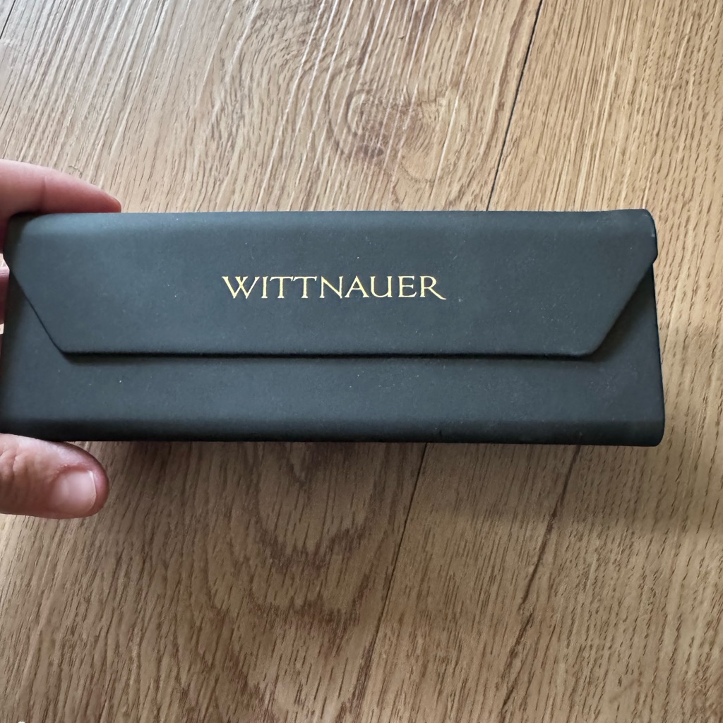 Wittnauer Black Glasses Case
